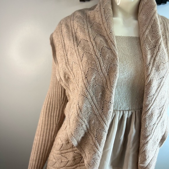 MAX Studio Merino Wool Cocoon Cardigan Size Small - Picture 9 of 9